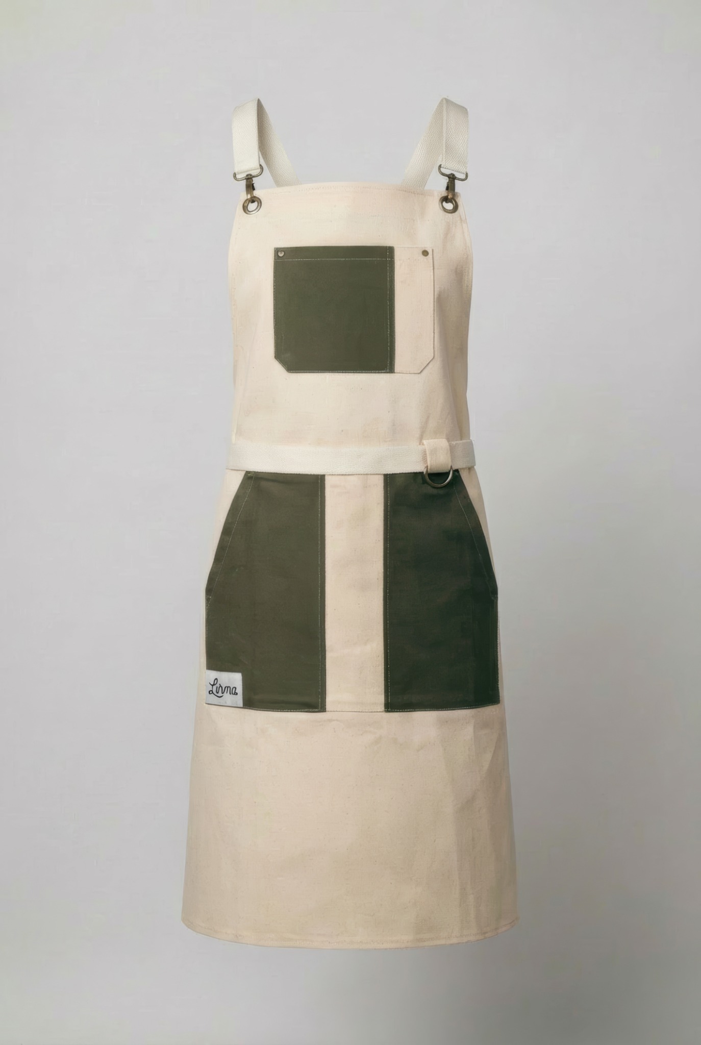 Tablier bicolore en toile – Léonardo