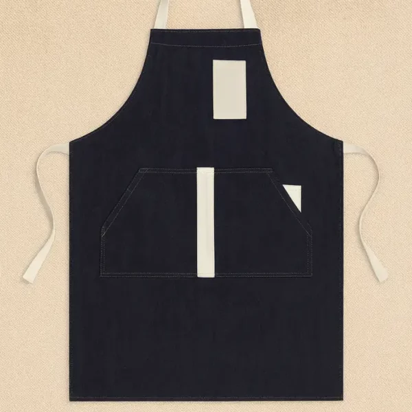 Tablier denim bicolore – Frida